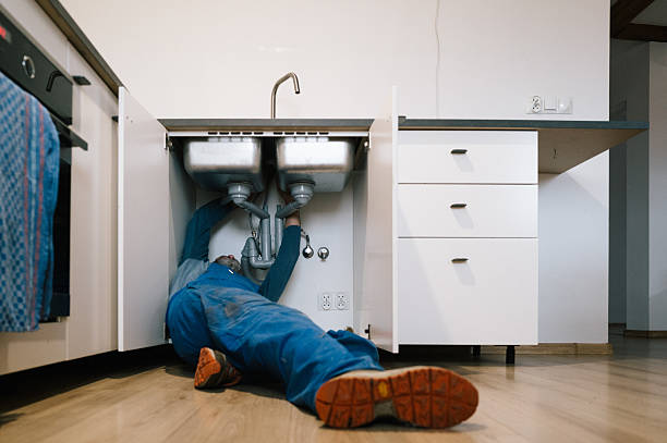 Professional Emergency Plumber technician working in Palmyra, IL